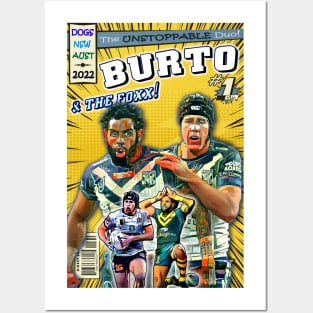 Canterbury Bulldogs - Josh Addo-Carr & Matt Burton - BURTO & THE FOXX Posters and Art